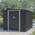 Metalen tuinhuisje voor gereedschap 214x257x193cm Ostuni Aanbieding