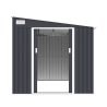 Cabane en métal pour jardin porte outils 214x257x193cm Ostuni Réductions