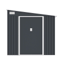 Cabane en métal pour jardin porte outils 214x257x193cm Ostuni Remises