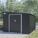 Casetta van metaal voor tuin gereedschap 279x321x203cm Maratea Aanbieding