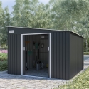 Casetta van metaal voor tuin gereedschap 279x321x203cm Maratea Voorraad