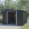 Casetta van metaal voor tuin gereedschap 279x321x203cm Maratea Voorraad