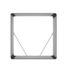 Metalen houtopslag overkapping voor buiten 110x52x110 cm Livigno Kortingen