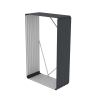 Abri en métal pour jardin extérieur 110x52x180cm Courmayeur Vente