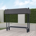 Houtopslag voor buiten met beschermhoes 125x24x120 cm Sestriere Catalogus