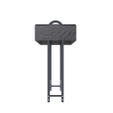Houtopslag voor buiten met beschermhoes 125x24x120 cm Sestriere Aanbod
