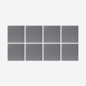 8 panneaux décoratifs design insonorisants 60x60 gris Klank-GC Vente