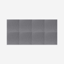 8 panneaux décoratifs design insonorisants 60x60 gris Klank-GC Remises