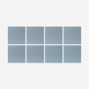 8 panneaux insonorisants bleu 60x60cm décoratifs intérieurs Toon-A Vente