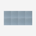 8 panneaux insonorisants bleu 60x60cm décoratifs intérieurs Toon-A Remises
