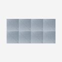 Set van 8 akoestische design wandpanelen 60x60 cm grijs Toon-G Korting