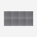 8 panneaux insonorisants décoratifs en polyester gris Toon-GC Remises