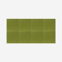 8 panneaux insonorisants verts 60x60cm décoratifs mur Toon-V Remises