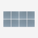 8 panneaux insonorisants design 60x60 décoratifs bleu Zarbi-A Vente