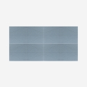 8 panneaux insonorisants design 60x60 décoratifs bleu Zarbi-A Remises