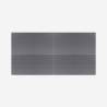 8 panneaux insonorisants design 60x60 en polyester gris Zarbi-GC Remises