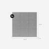 8 panneaux insonorisants 60x60 décoratifs géométriques gris Didi-G Catalogue