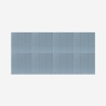 8 panneaux décoratifs muraux insonorisants bleu 60x60 Didi-A Remises