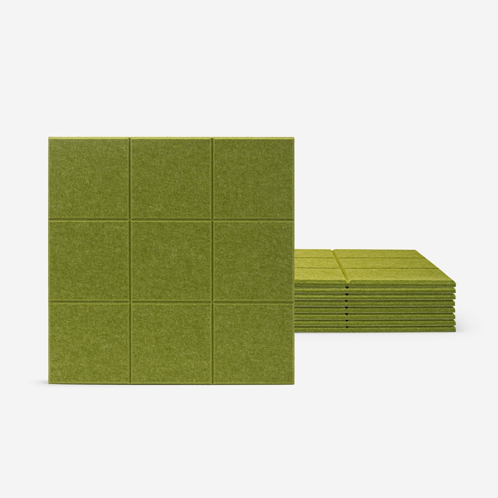 8 panneaux insonorisant décoratifs verts 60x60 Didi-V Promotion 8 panneaux insonorisant décoratifs verts 60x60 Didi-V Promotion