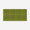8 panneaux insonorisant décoratifs verts 60x60 Didi-V Remises