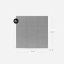 8 panneaux insonorisant décoratifs verts 60x60 Didi-V Catalogue