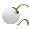 Tafellamp met metalen voet en matte glazen bollen Glamy 4T Korting