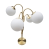 Tafellamp met metalen voet en matte glazen bollen Glamy 4T Kortingen