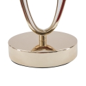 Elegante tafellamp met goudkleurige voet en beige lampenkap Flush S Kortingen