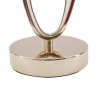 Elegante tafellamp met goudkleurige voet en beige lampenkap Flush S Kortingen