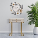 Console d'entrée avec 2 tiroirs et pieds dorés 70x40cm Beauty Vente