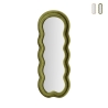 Miroir mural ou sur pied design ondulé en velours 60x160cm Miki Vente