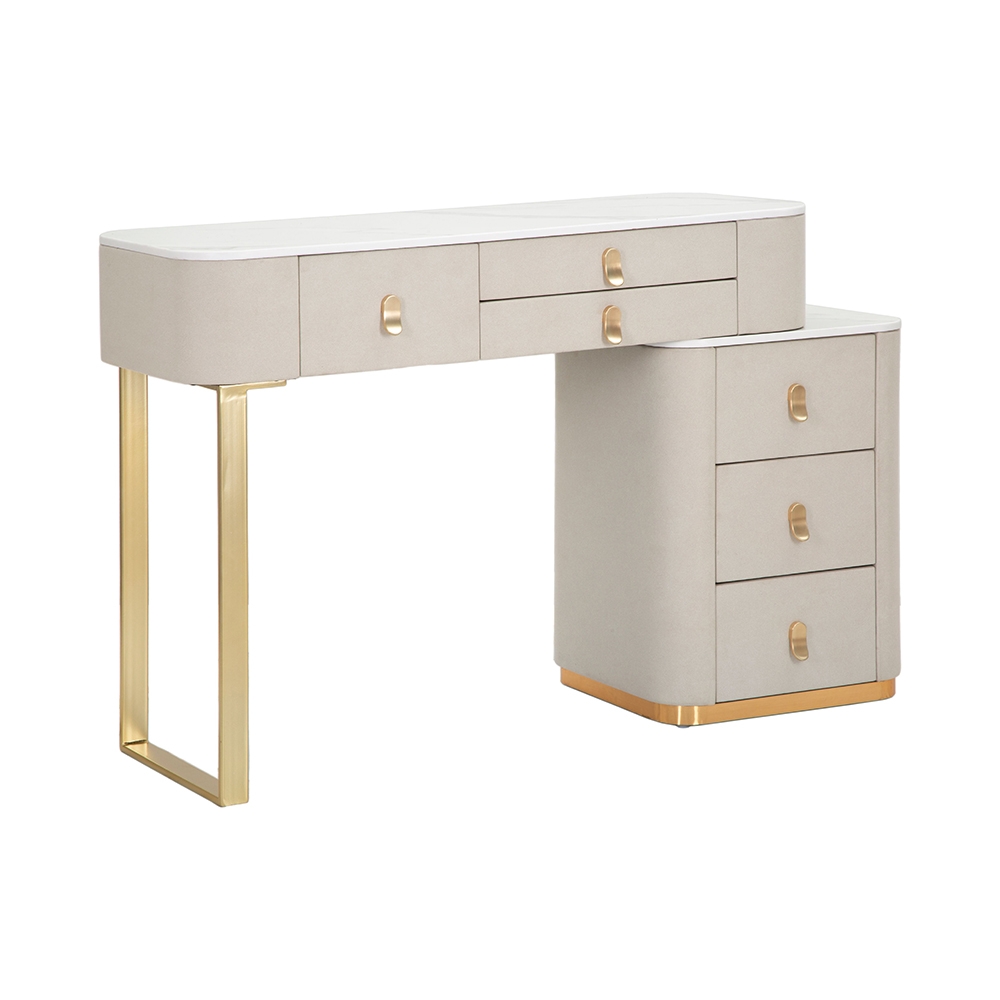 Coiffeuse avec 6 tiroirs Vanity Promotion Coiffeuse avec 6 tiroirs Vanity Promotion