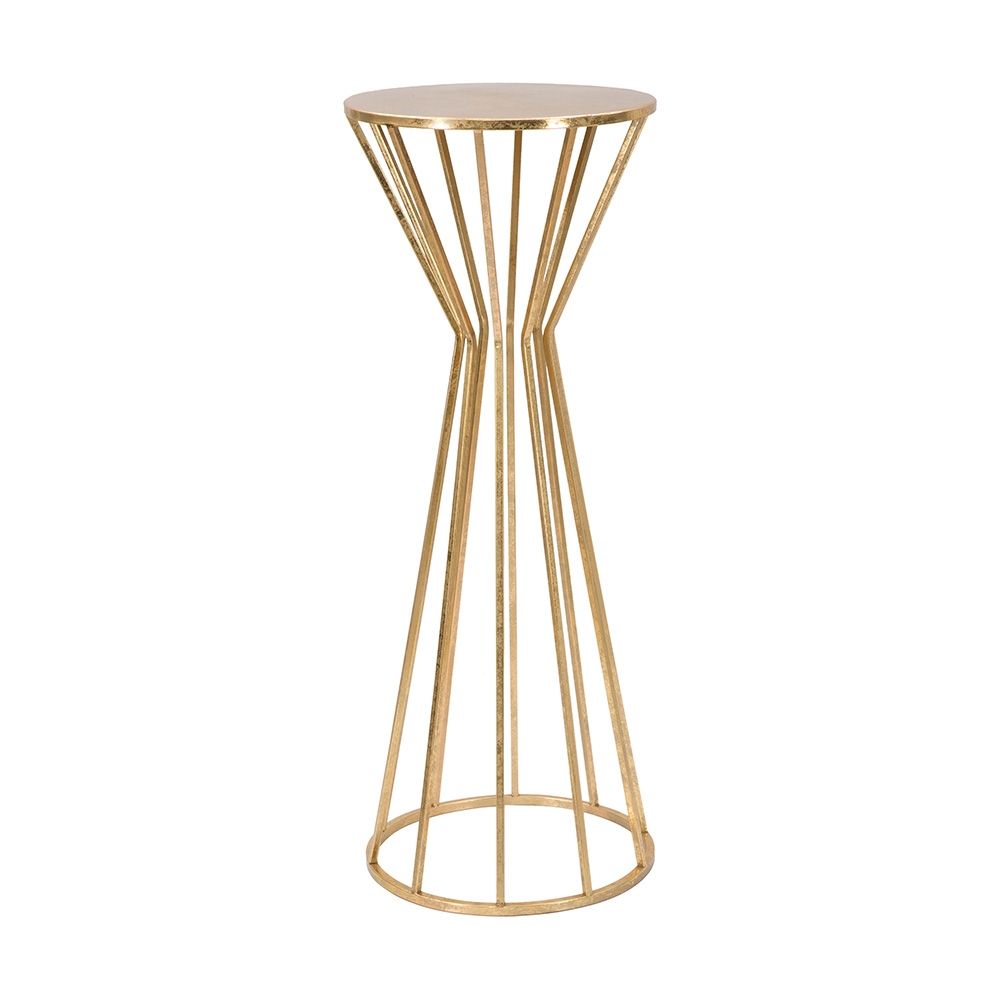 Table d'appoint décoratif rond haut en métal doré style glam 38cm Stick Promotion Table d'appoint décoratif rond haut en métal doré style glam 38cm Stick Promotion