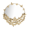 Miroir mural rond doré avec papillons décoration Butterfly M Promotion