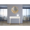 Miroir rond mural doré avec papillons décoration 74cm Butterfly S Vente