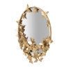 Miroir rond mural doré avec papillons décoration 74cm Butterfly S Catalogue