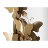 Miroir rond mural doré avec papillons décoration 74cm Butterfly S Choix