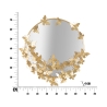 Miroir rond mural doré avec papillons décoration 74cm Butterfly S Caractéristiques