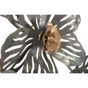 3D Wanddecoratie van metaal met natuurlijk motief Lory Korting