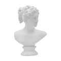 Klassiek decoratief halffiguur sculptuur in polyresin h34cm Woman Aanbieding