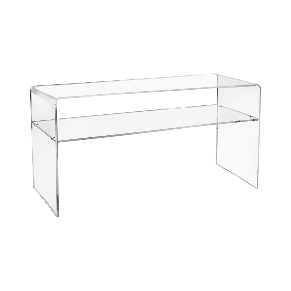 Moderne transparante plexiglas tv-meubel 33x100x50cm Visio Aanbieding Moderne transparante plexiglas tv-meubel 33x100x50cm Visio Aanbieding
