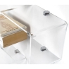 Étagère en plexiglas transparent au design moderne VA-ET-VIENT 1 Choix
