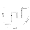 Transparante plexiglas wandplank met modern design VA-ET-VIENT 2 Karakteristieken