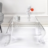 Drappeggi design salontafel vierkant laag van plexiglas Verkoop
