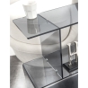 Table d'appoint mobile en plexiglas transparent pour salon Viceversa Catalogue