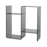 Table d'appoint mobile en plexiglas transparent pour salon Viceversa Choix