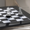 Jeu de dames design en plexiglas transparent Kasparov Remises