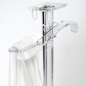 Serviteur muet porte-manteaux en plexiglas transparent design Bernardo Offre