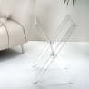 Table pliante transparente avec plateau repas Plié Remises