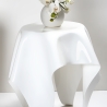 Design ronde hoge tafel in transparant plexiglas Drappeggi Aanbod